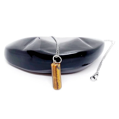 Tigrisszem medál nemesacél nyaklánccal