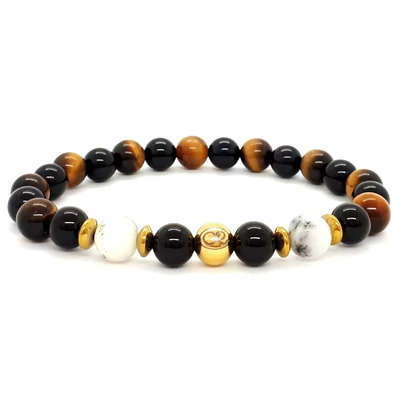 Onix tigrisszem merlinit karkötő