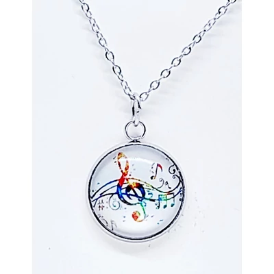 Violin kulcs nyaklánc/füli/szett