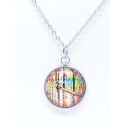 Festmény nyaklánc/füli/szett