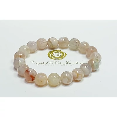 Virág achát karkötő