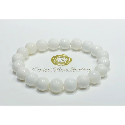 Fehér kagyló karkötő