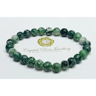 Pöttyös jáde karkötő